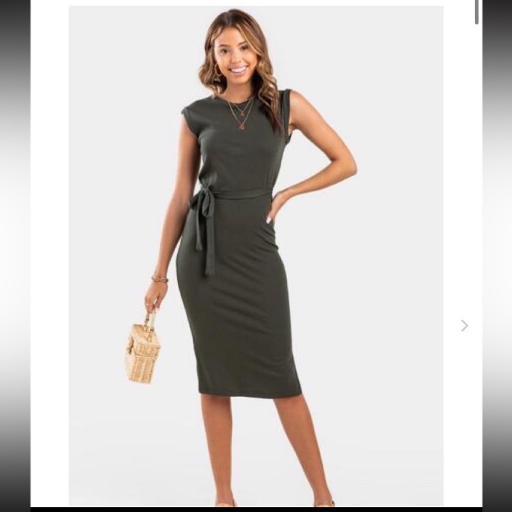 Francesca’s knit ribbed dress